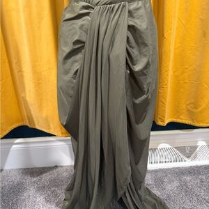 Olive Green Women's Skirt